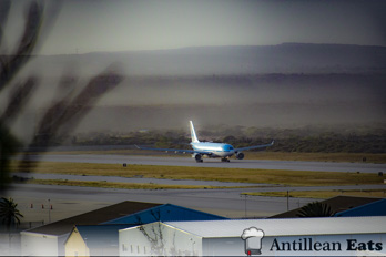 KLM Airbus A330 - taking off from Curacao